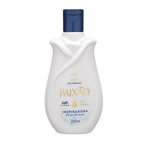 HIDRATANTE CORPORAL INSPIRADORA ROSAS BRANCAS 200ML PAIXAO