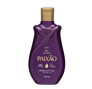 HIDRATANTE CORPORAL IRRESISTIVEL FLOR DE LIS 200ML PAIXAO