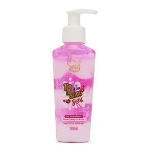 GEL HIDRATANTE CORPO E VIRILHA IOGURTE DE MORANGO 100ML SOUL COSMETICOS