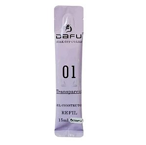 REFIL GEL CONSTRUTOR TRANSPARENT 01 DAFU 15ML