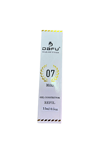 REFIL GEL CONSTRUTOR MILK 07 DAFU 15ML