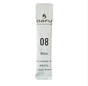REFIL GEL CONSTRUTOR WHITE 08 DAFU 15ML