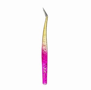 PINÇA SEMI CURVA PARA EXTENSAO DE CILIOS