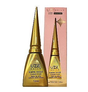 CAPA BASE CLEAR PINK 12ML UZE NAILS
