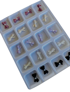 DECORAÇAO PARA UNHA LAÇO 3D DAFU