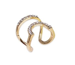 ANEL DE UNHA PARA FOTO COM STRASS BRANCO REAL LOVE