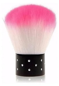 ESPANADOR POMPOM DEGRADE ROSA PEQUENO