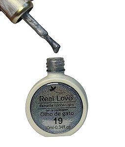 ESMALTE EM GEL REFLETIVO OLHO DE GATO 10ML COR 19 REAL LOVE