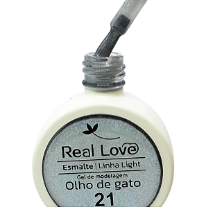 ESMALTE EM GEL REFLETIVO OLHO DE GATO 10ML COR 21 REAL LOVE