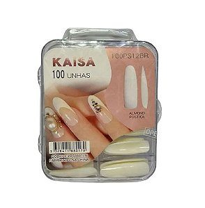 POSTIÇA REALISTA EXTRA LONGA ALMOND LEITOSA 100UN KAISA