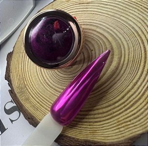 PO CROMADO PARA UNHAS COLEÇAO MIRROR COR 04 KAISA