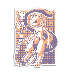 Mew and Mewtwo