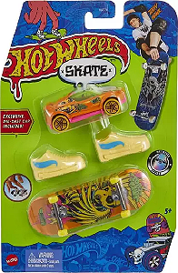 Hot Wheels - Skate de brinquedo com ténis para dedos, modelos sortidos  (Vários modelos) ㅤ, TECK DECK - FLICK TRIX