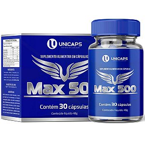 Max500 30 Cápsulas 500mg - Unicaps