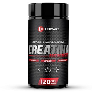 Creatina 120 Cápsulas 500mg - Unicaps