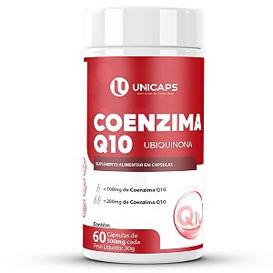 Coenzima Q10 200mg + Vitamina E 60 Cápsulas