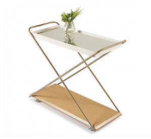 CARRINHO APARADOR RUDNICK 0,97CM MAX NATURAL OFF WHITE