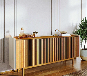 BUFFET DUNE RIPADO 1.8 IMCAL OFF WHITE/NATURE