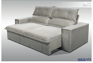 ESTOFADO DORIS GRALHA AZUL 2726 2L LINHO FOAM