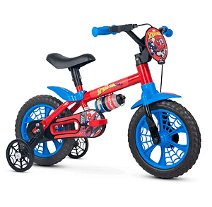 BICICLETA CAIRU 12 SPIDER MAN VERM/AZUL