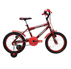 BICICLETA CAIRU 16 MTB RACER KIDS PTO/VERM