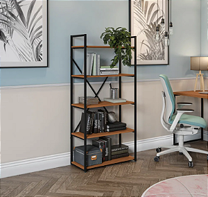 ESTANTE ALTA KAPPESBERG FREIJO/PRETO FOSCO - LINHA INDUSTRIAL