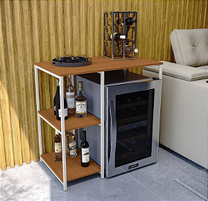 ADEGA/CERVEJEIRA KAPPESBERG CANELA/BRANCO BRILHO - LINHA INDUSTRIAL