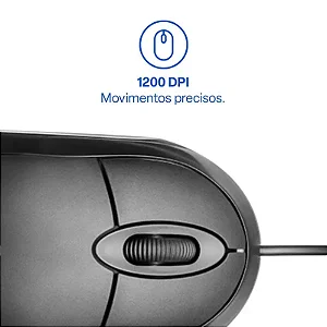 MOUSE CLASSIC BOX OPTICO FULL BLACK C/ FIO - MULTILASER