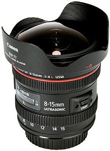 Lente Canon EF 8-15mm f/4L Fisheye USM