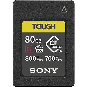 Cartão de Memória Sony TOUGH 80GB CFexpress Type A