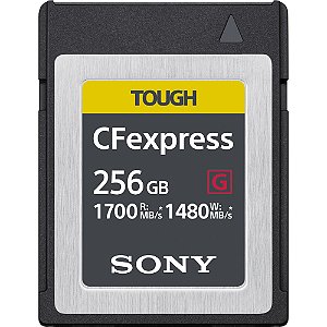Cartão de Memória Sony TOUGH 256GB CFexpress Type B