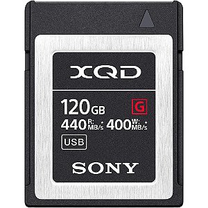 Cartão de Memória Sony XQD 120GB Série G 440-400MB/s