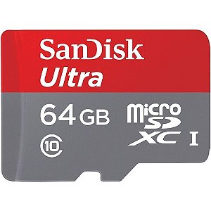 Cartão de Memória microSDXC SanDisk Ultra 64GB