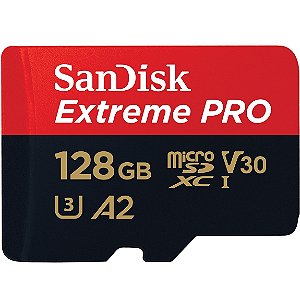 Cartão de Memória microSDXC SanDisk Extreme PRO 128GB