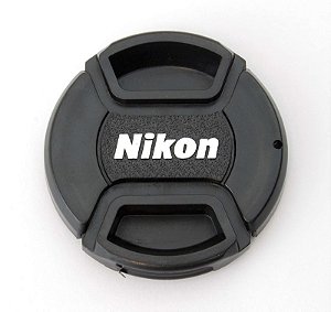Tampa Frontal de Lente com logo Nikon