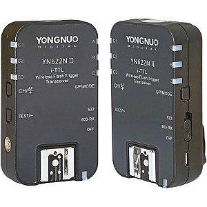 Yongnuo YN-622N II 2x Transceptores sem Fio i-TTL II para Flash Nikon