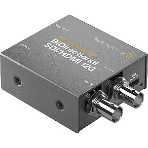 Micro Conversor BiDirectional Blackmagic Design SDI/HDMI 12G (com Adaptador AC)