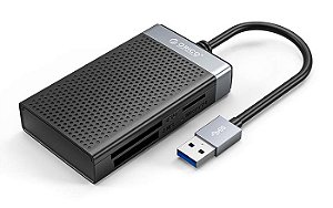 Leitor de Cartões de Memória ORICO 4 em 1 USB 3.0 (SD, microSD, CF, MS)