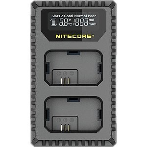 Nitecore USN1 Carregador Duplo para Baterias Sony NP-FW50
