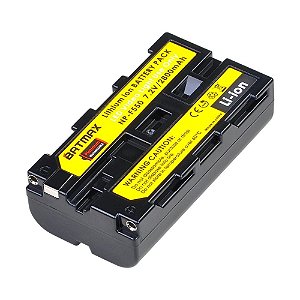 Bateria Batmax NP-F550 F570 Lithium-Ion 7.2V 2.800mAh para Iluminador LED