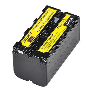 Bateria Batmax NP-F750 F770 Lithium-Ion 7.2V 5.600mAh para Iluminador LED