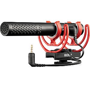 Microfone Shotgun Rode VideoMic NTG Híbrido Analógico/USB