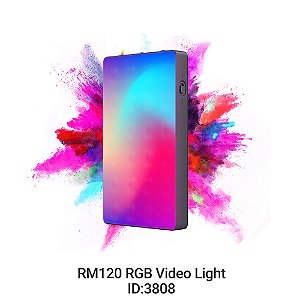 SmallRig RM120 Luz de LED RGB Compacta com Bateria de Longa Duração