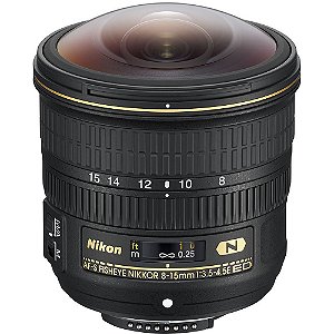 Lente Nikon AF-S Fisheye NIKKOR 8-15mm f/3.5-4.5E ED