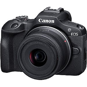 Câmera Mirrorless Canon EOS R100 com Lente RF 18-45mm IS STM