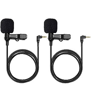 Kit 2 Microfones de Lapela Omnidirecionais Hollyland LARK MAX HL-OLM02