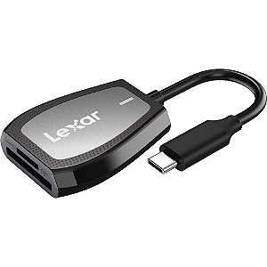 Leitor de Cartões SD UHS-II e MicroSD Lexar 470U USB 3.2 Gen 1 Tipo-C