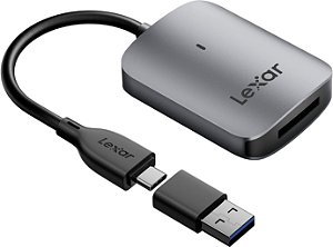 Leitor de Cartão de Memória CFexpress Type A Lexar LRW-515U Gen2 USB-C