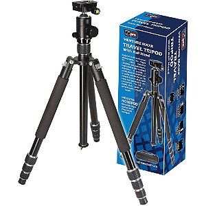 Tripé de Alumínio Vidpro AT-72 VentureMaxx até 1,83m 9Kg com Ball Head