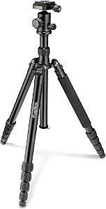 Tripé PrimaPhoto PHTRBBK com Ball Head (Alt. Max. 1,40m até 8Kg)
